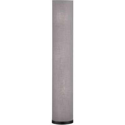 Fischer & Honsel Stehleuchte, Thor sandschwarz Stoffschirm grau Leinen, weiß H: 110 cm, D: 19 cm Fußschalter 3x E14 max. 25 Watt exkl. LM. Fischer & Honsel Stehleuchte, Thor sandschwarz Stoffschirm grau Leinen, weiß H: 110 cm, D: 19 cm Fußschalter 3x E14 max. 25 Watt exkl. LM.