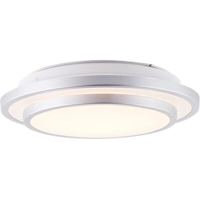 Lightbox LED Wand- & Deckenlampe mit hellgrauem Rahmen & warmweißer LED Wand- & Deckenlampe mit hellgrauem Rahmen & warmweißer Lichtfarbe (3000 Lightbox LED Wand- & Deckenlampe mit hellgrauem Rahmen & warmweißer LED Wand- & Deckenlampe mit hellgrauem Rahmen & warmweißer Lichtfarbe (3000