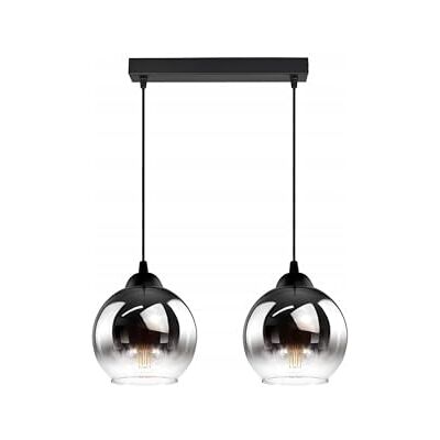 FKL DESIGN Home Deco Deckenlampe Pendellampe Hängelampe Wandlampe Tischlampe Leuchte Pendelleuchte Kugel Schwarz Kupfer Transparent 840 FKL DESIGN Home Deco Deckenlampe Pendellampe Hängelampe Wandlampe Tischlampe Leuchte Pendelleuchte Kugel Schwarz Kupfer Transparent 840