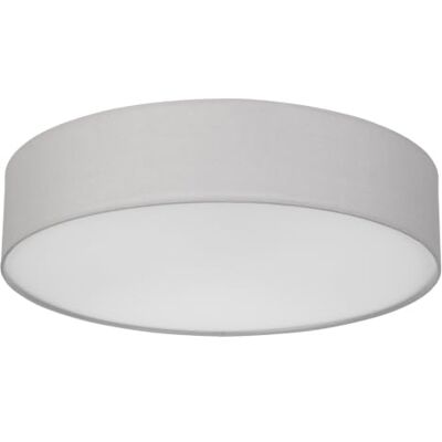 REV Deckenlampe 50cm, Stoff-Lampenschirm im Vintage Look, grau REV Deckenlampe 50cm, Stoff-Lampenschirm im Vintage Look, grau