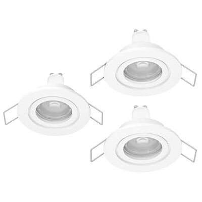 EGLO 3er Set LED Einbaustrahler Barranco, Deckenspot Badezimmer EGLO 3er Set LED Einbaustrahler Barranco, Deckenspot Badezimmer