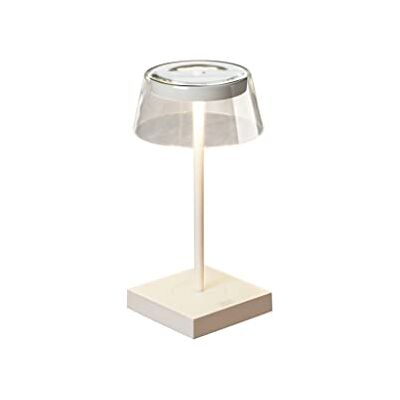 Konstsmide Designer-Tischleuchte Scilla weiß Indoor/Outdoor USB/Akku 7816-250, 10 cm (L)/10 cm (B)/36 cm (H) Konstsmide Designer-Tischleuchte Scilla weiß Indoor/Outdoor USB/Akku 7816-250, 10 cm (L)/10 cm (B)/36 cm (H)