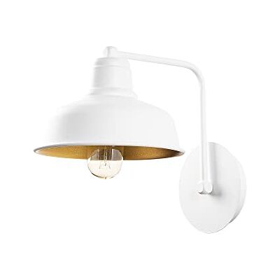 WELL HOME MOBILIARIO & DECORACIÓN Wandleuchte, Metall, weiß, 19x27x24, Fassung E 27 Max 40 W WELL HOME MOBILIARIO & DECORACIÓN Wandleuchte, Metall, weiß, 19x27x24, Fassung E 27 Max 40 W