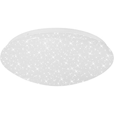 BRILONER LED Deckenlampe Bad mit Sternenhimmel, einstellbar in warmweiß und neutralweiß, Speicherfunktion, Deckenleuchte, LED Lampe, Badlampe, Badezimmerlampe, Küchenlampe, 38,5x10 cm, Weiß BRILONER LED Deckenlampe Bad mit Sternenhimmel, einstellbar in warmweiß und neutralweiß, Speicherfunktion, Deckenleuchte, LED Lampe, Badlampe, Badezimmerlampe, Küchenlampe, 38,5x10 cm, Weiß