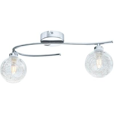 EGLO Deckenlampe Horae, Deckenleuchte, Lampe Decke, Stahl in chrom EGLO Deckenlampe Horae, Deckenleuchte, Lampe Decke, Stahl in chrom