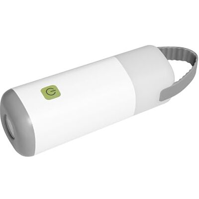 Osram mobiles LED Nachtlicht mit Powerbank, 3000–4000 K, Taschenlampenfunktion, USB-wiederaufladbar, IP20, für den Innenbereich, Grau/Weiß Osram mobiles LED Nachtlicht mit Powerbank, 3000–4000 K, Taschenlampenfunktion, USB-wiederaufladbar, IP20, für den Innenbereich, Grau/Weiß