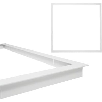 INNOVATE LED Panel 62x62 cm Einbaurahmen Alu 1 Stück I Rahmen Deckenleuchte Einbaurahmen 62x62 für LED Panel Deckenleuchte I Büro Deckenleuchte Rahmen I Einbauleuchten Büro Deckenlampe Unterputzrahmen INNOVATE LED Panel 62x62 cm Einbaurahmen Alu 1 Stück I Rahmen Deckenleuchte Einbaurahmen 62x62 für LED Panel Deckenleuchte I Büro Deckenleuchte Rahmen I Einbauleuchten Büro Deckenlampe Unterputzrahmen