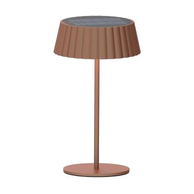 BOLD LED Solar-Tischleuchte 180lm Akku Tischlampe Dimmbar IP44 Rostrot BOLD LED Solar-Tischleuchte 180lm Akku Tischlampe Dimmbar IP44 Rostrot