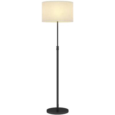 HOMCOM Stehlampe Dimmbar mit Leinenschirm E27 Höhenverstellbar Schwarz Stehleuchte mit Timer, Szenenmodis, 3 Farbtemperaturen, Fußschalter, 2,4G Fernbedienung, Standleuchte für Schlafzimmer HOMCOM Stehlampe Dimmbar mit Leinenschirm E27 Höhenverstellbar Schwarz Stehleuchte mit Timer, Szenenmodis, 3 Farbtemperaturen, Fußschalter, 2,4G Fernbedienung, Standleuchte für Schlafzimmer