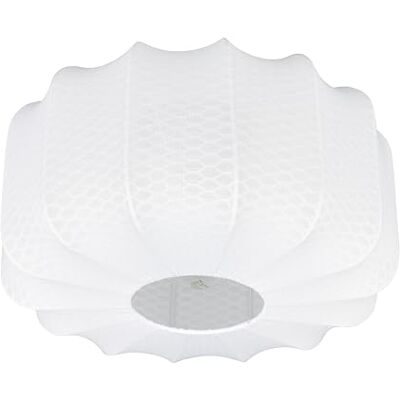 Reality Leuchten Madeline - Weiß und Schwarz Stoffdeckenlampe Reality Leuchten Madeline - Weiß und Schwarz Stoffdeckenlampe