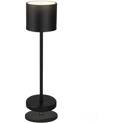 Briloner Schwarze LED Tischlampe mit Touch-Dimmer - Innen/Außen IP44 Briloner Schwarze LED Tischlampe mit Touch-Dimmer - Innen/Außen IP44