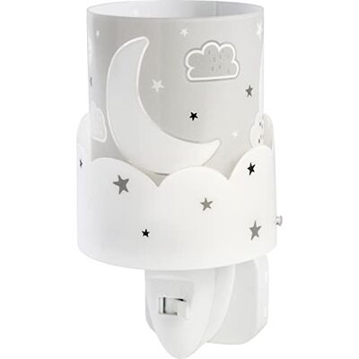 Dalber Nachtlicht Steckdose Kind Baby, LED Nachtlicht für Kinderzimmer, Moon Mond und Sterne Blau, Grau Dalber Nachtlicht Steckdose Kind Baby, LED Nachtlicht für Kinderzimmer, Moon Mond und Sterne Blau, Grau