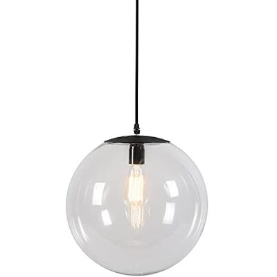 Qazqa Moderne Pendellampe 35cm Transparent - E27 Max 60W Qazqa Moderne Pendellampe 35cm Transparent - E27 Max 60W