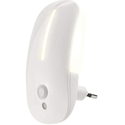 Lunartec Bewegungslicht: LED-Steckdosen-Nachtlicht mit Bewegungsmelder & Dämmerungs-Sensor (Nachtlicht mit Bewegungssensor, Steckdosenlicht Bewegungsmelder, Automat) Lunartec Bewegungslicht: LED-Steckdosen-Nachtlicht mit Bewegungsmelder & Dämmerungs-Sensor (Nachtlicht mit Bewegungssensor, Steckdosenlicht Bewegungsmelder, Automat)