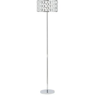 Beliani Stilvolle Stehlampe in Glamour Stil verchromtes Metall / Acryl silber Tenna Beliani Stilvolle Stehlampe in Glamour Stil verchromtes Metall / Acryl silber Tenna