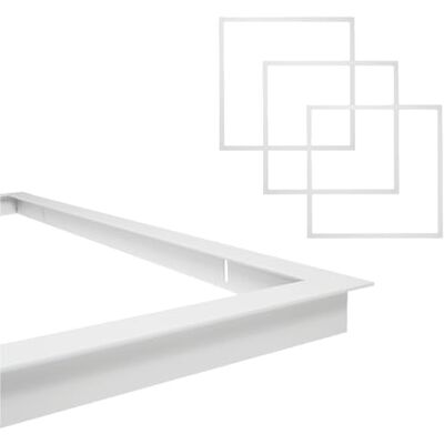 INNOVATE LED Panel 62x62 cm Einbaurahmen Alu 3er-Set I Rahmen Deckenleuchte Einbaurahmen 62x62 für LED Panel Deckenleuchte I Büro Deckenleuchte Rahmen I Einbauleuchten Büro Deckenlampe Unterputzrahmen INNOVATE LED Panel 62x62 cm Einbaurahmen Alu 3er-Set I Rahmen Deckenleuchte Einbaurahmen 62x62 für LED Panel Deckenleuchte I Büro Deckenleuchte Rahmen I Einbauleuchten Büro Deckenlampe Unterputzrahmen