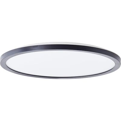 Lightbox Basic LED Aufbaupaneel Ø 29 cm Wand- & Decken-Panel mit schwarzem Rahmen & neutralweißer Lichtfarbe (4000 K) 18 W 2000 lm flächiges Licht aus Kunststoff in Schwarz/Weißeiß Lightbox Basic LED Aufbaupaneel Ø 29 cm Wand- & Decken-Panel mit schwarzem Rahmen & neutralweißer Lichtfarbe (4000 K) 18 W 2000 lm flächiges Licht aus Kunststoff in Schwarz/Weißeiß