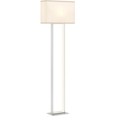 HOMCOM LED Stehlampe mit Leinen-Lampenschirm für Schlafzimmer Weiß Wohnzimmer Stehleuchte, Minimalistische Standleuchte, Nachtleuchte HOMCOM LED Stehlampe mit Leinen-Lampenschirm für Schlafzimmer Weiß Wohnzimmer Stehleuchte, Minimalistische Standleuchte, Nachtleuchte