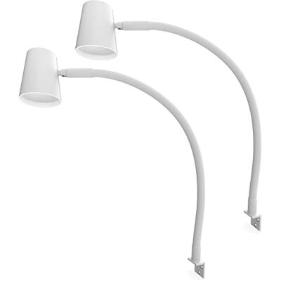 kalb Material für Möbel kalb LED Bettleuchte, weiss, warmweiss, Auswahl:2er SET kalb Material für Möbel kalb LED Bettleuchte, weiss, warmweiss, Auswahl:2er SET