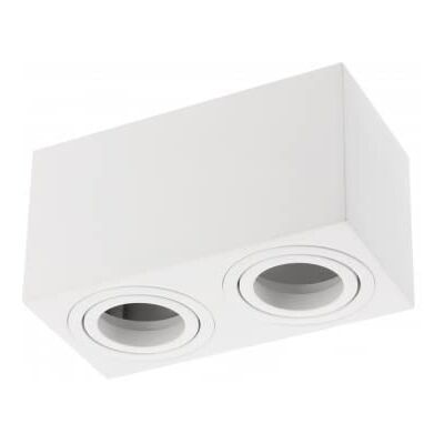 GTV lighting Deckenleuchte AVEIRO DUO BIS, Tube-Deckenleuchten Aluminium Aufputzleuchte Aufbauspot Aufbaustrahler GU10-Fassung 160x80x90mm, IP20, max 20W*2, quadratisch, weiß GTV lighting Deckenleuchte AVEIRO DUO BIS, Tube-Deckenleuchten Aluminium Aufputzleuchte Aufbauspot Aufbaustrahler GU10-Fassung 160x80x90mm, IP20, max 20W*2, quadratisch, weiß