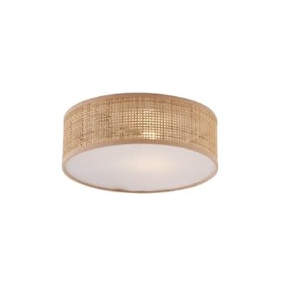 Qazqa Orientalisch Deckenleuchte, Deckenlampe Trammy Naturel, Rund, 30cm, Ideal als Flur, Schlafzimmerlampe und Wohnzimmerlampe Qazqa Orientalisch Deckenleuchte, Deckenlampe Trammy Naturel, Rund, 30cm, Ideal als Flur, Schlafzimmerlampe und Wohnzimmerlampe