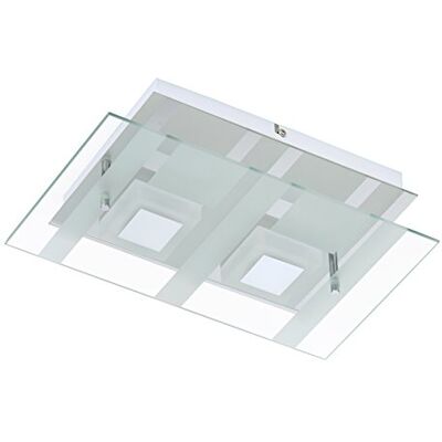 BRILONER Leuchten LED Wandleuchte, 2 x 5 W, 400 lm, chrom 3568-028 BRILONER Leuchten LED Wandleuchte, 2 x 5 W, 400 lm, chrom 3568-028