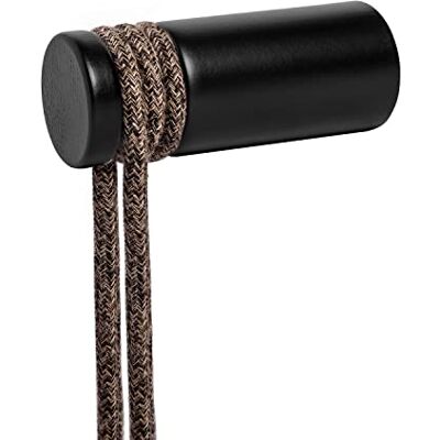 Creative Rolé, Wand- und Deckenpin aus Holz, zur Wand- oder Deckenanbringung von Pendelleuchten Schwarz Creative Rolé, Wand- und Deckenpin aus Holz, zur Wand- oder Deckenanbringung von Pendelleuchten Schwarz