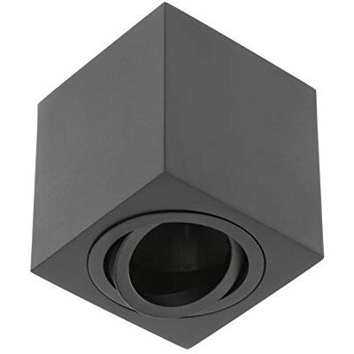 GTV lighting Deckenleuchte AVEIRO BIS, Tube-Deckenleuchten Aluminium Aufputzleuchte Aufbauspot Aufbaustrahler GU10-Fassung 80x80x90mm, IP20, max 20W, quadratisch, schwarz GTV lighting Deckenleuchte AVEIRO BIS, Tube-Deckenleuchten Aluminium Aufputzleuchte Aufbauspot Aufbaustrahler GU10-Fassung 80x80x90mm, IP20, max 20W, quadratisch, schwarz