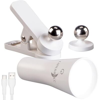 Lunartec Magnet-Lampe Akku: 3in1-Akku-Wand-, Klemm- und Taschenlampe, mit 3 Leuchtmodi, weiß (Spiegelleuchte, 3in1-Leuchte, Kfz) Lunartec Magnet-Lampe Akku: 3in1-Akku-Wand-, Klemm- und Taschenlampe, mit 3 Leuchtmodi, weiß (Spiegelleuchte, 3in1-Leuchte, Kfz)