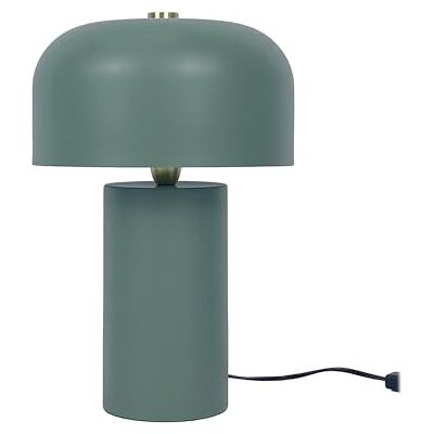 Relaxdays Tischlampe, Pilz Design, Metall, E14, Nachttischlampe mit Kabel, HxD: 40 x 25 cm, Schreibtischlampe, grün Relaxdays Tischlampe, Pilz Design, Metall, E14, Nachttischlampe mit Kabel, HxD: 40 x 25 cm, Schreibtischlampe, grün