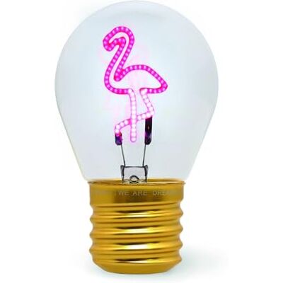 Legami Glühbirnen-Figur Tischlampe - Flamingo-Design Legami Glühbirnen-Figur Tischlampe - Flamingo-Design