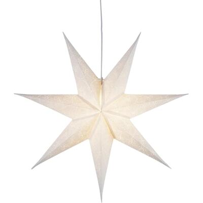 Star Trading Star Papierstern 7-zackig Weiß 63cm – Weihnachtsstern Lampenschirm Star Trading Star Papierstern 7-zackig Weiß 63cm – Weihnachtsstern Lampenschirm