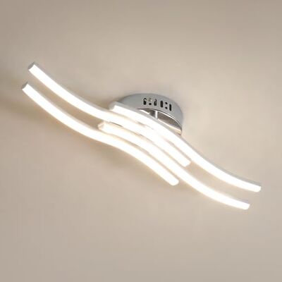Osairous LED Deckenleuchte Moderne, 24W 2300LM Deckenlampe Acryl Geschwungenes Design Neutralweiß 4000K für Wohnzimmer, Schlafzimmer, Küchenflur und Schlafzimmer, 53CM Osairous LED Deckenleuchte Moderne, 24W 2300LM Deckenlampe Acryl Geschwungenes Design Neutralweiß 4000K für Wohnzimmer, Schlafzimmer, Küchenflur und Schlafzimmer, 53CM