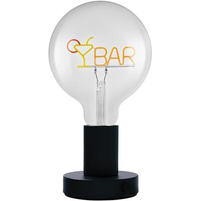 Osram 1906 Letter LED Tischleuchte Bar Schriftzug 1,2W E27 1906 Letter Table, Ambient Mood Light, Schwarz, 125 mm dia, 15000 h, 1-Pack Osram 1906 Letter LED Tischleuchte Bar Schriftzug 1,2W E27 1906 Letter Table, Ambient Mood Light, Schwarz, 125 mm dia, 15000 h, 1-Pack