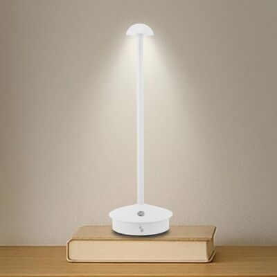 BEPER P207ILI154 Trådlös uppladdningsbar bordslampa, 3 färgtoner, justerbar intensitet, USB Type-C ingår, bärbar för skrivbord, nattduksbord eller bord BEPER P207ILI154 Trådlös uppladdningsbar bordslampa, 3 färgtoner, justerbar intensitet, USB Type-C ingår, bärbar för skrivbord, nattduksbord eller bord