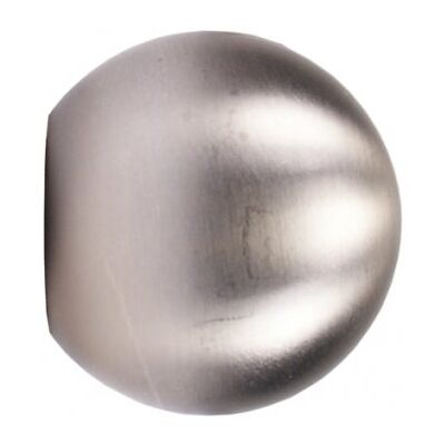 iso-design Endstück Kugel in Edelstahl Optik für 16 mm Ø Gardinenstangen Set 2 iso-design Endstück Kugel in Edelstahl Optik für 16 mm Ø Gardinenstangen Set 2