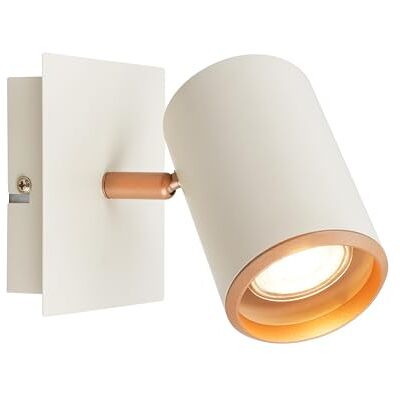 BRILONER Wandleuchte innen schwenkbar, GU10 Fassung, max. 10W, Leselampe, Wohnzimmerlampe, Lampe, Wandlampe, Küchenlampe, Flurlampe, Schlafzimmer, Wandbeleuchtung, 12x14 cm, Hellgrau-Coffee BRILONER Wandleuchte innen schwenkbar, GU10 Fassung, max. 10W, Leselampe, Wohnzimmerlampe, Lampe, Wandlampe, Küchenlampe, Flurlampe, Schlafzimmer, Wandbeleuchtung, 12x14 cm, Hellgrau-Coffee