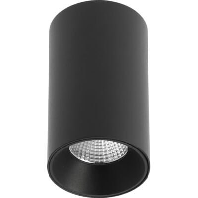 GTV LED Deckenleuchte PRIME, Aufbaustrahler 10W, 1000lm, 4000K Neutralweiß, 36 Abstrahlwinkel, Zylindrische Deckenlampe aus Aluminium, Spot für Wohnzimmer, Schwarz GTV LED Deckenleuchte PRIME, Aufbaustrahler 10W, 1000lm, 4000K Neutralweiß, 36 Abstrahlwinkel, Zylindrische Deckenlampe aus Aluminium, Spot für Wohnzimmer, Schwarz