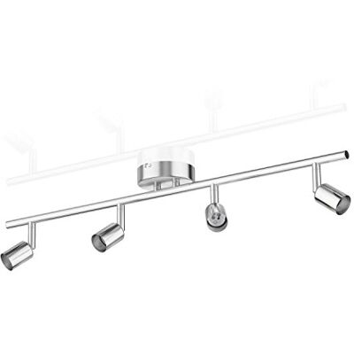 ledscom.de Deckenleuchte LUNARA, 4-flammig, edelstahl matt, 4x GU10 max. 25W ledscom.de Deckenleuchte LUNARA, 4-flammig, edelstahl matt, 4x GU10 max. 25W
