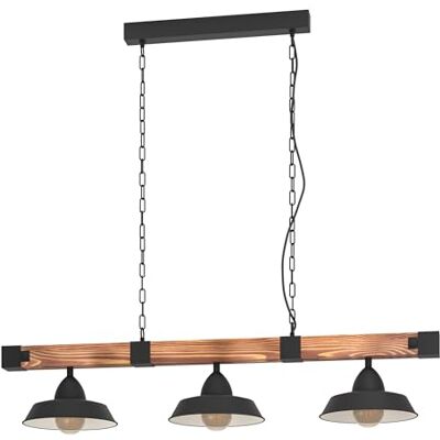 EGLO Hängelampe Oldbury 2 flammige Vintage Pendelleuchte EGLO Hängelampe Oldbury 2 flammige Vintage Pendelleuchte