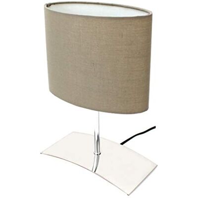 Trango 2018-04B Nachttischlampe *BROWNIE* Tischleuchte, Nachttischlampe, Schreibtischleuchte, Tischlampe, Fensterbank Leuchte mit Stoffschirm in Braun L: 200mm B: 100mm H: 300mm ohne Leuchtmittel Trango 2018-04B Nachttischlampe *BROWNIE* Tischleuchte, Nachttischlampe, Schreibtischleuchte, Tischlampe, Fensterbank Leuchte mit Stoffschirm in Braun L: 200mm B: 100mm H: 300mm ohne Leuchtmittel