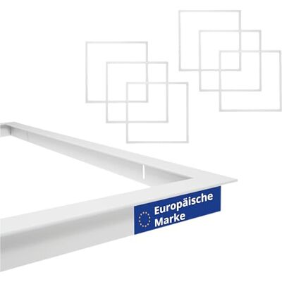 INNOVATE LED Panel 62x62 cm Einbaurahmen Alu 6er-Set I Rahmen Deckenleuchte Einbaurahmen 62x62 für LED Panel Deckenleuchte I Büro Deckenleuchte Rahmen I Einbauleuchten Büro Deckenlampe Unterputzrahmen INNOVATE LED Panel 62x62 cm Einbaurahmen Alu 6er-Set I Rahmen Deckenleuchte Einbaurahmen 62x62 für LED Panel Deckenleuchte I Büro Deckenleuchte Rahmen I Einbauleuchten Büro Deckenlampe Unterputzrahmen