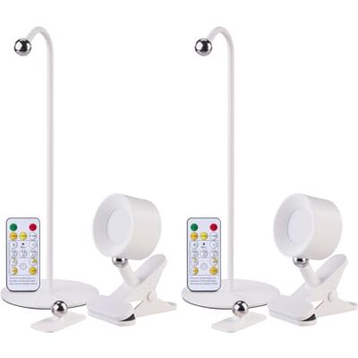 Lunartec Klemm-Leuchte: 2er-Set 3in1-Akku-Magnet-Leuchten mit Tisch-, Wand- und Klemmhalterung (Akkuleuchte mit Magnet und Clip, 3in1-Tischlampe mit Akku, Regal) Lunartec Klemm-Leuchte: 2er-Set 3in1-Akku-Magnet-Leuchten mit Tisch-, Wand- und Klemmhalterung (Akkuleuchte mit Magnet und Clip, 3in1-Tischlampe mit Akku, Regal)
