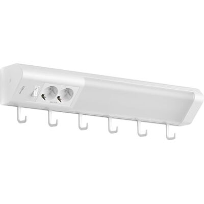 Oktaplex lighting Oktaplex Talin Unterbauleuchte 50cm warmweiß mit Steckdose 1085lm Warmweiß 3000K 9,7W mit Schalter Küchenlicht 230V weiß Oktaplex lighting Oktaplex Talin Unterbauleuchte 50cm warmweiß mit Steckdose 1085lm Warmweiß 3000K 9,7W mit Schalter Küchenlicht 230V weiß