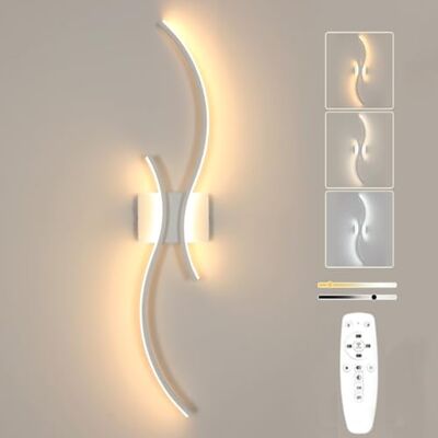 Comely LED Wandleuchte Dimmbar, 32W Kreative Lange Wandlampe Weiß 80CM Comely LED Wandleuchte Dimmbar, 32W Kreative Lange Wandlampe Weiß 80CM