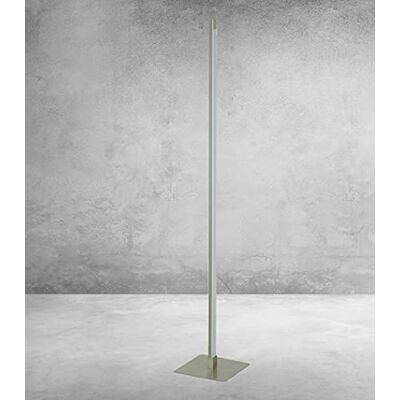 Trango 1524 stufenlos Touch dimmbar Stehlampe Edelstahl-Optik 14 Watt 1200 Lumen LED Modul *STRAIGHT* weißes satiniertes Lampenschirm H: 120cm Standlampe Wohnzimmer Leuchte, Stehleuchte Touchfunktion Trango 1524 stufenlos Touch dimmbar Stehlampe Edelstahl-Optik 14 Watt 1200 Lumen LED Modul *STRAIGHT* weißes satiniertes Lampenschirm H: 120cm Standlampe Wohnzimmer Leuchte, Stehleuchte Touchfunktion