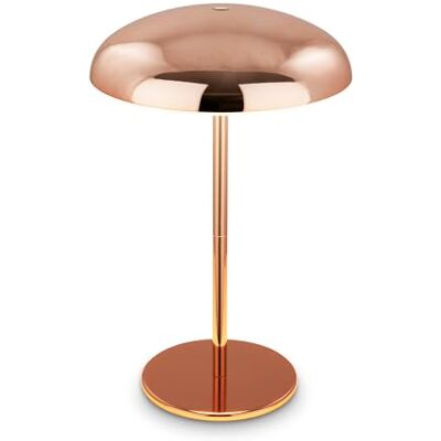 BRILONER LED Tischlampe kabellos IP44 mit Lichtkante, Touchdimmer, Akku tauschbar, Nachttischlampe, Leselampe, LED Lampe, Dekolampe, Tischleuchte, Akku Lampe, Outdoor, 19,5x30,5 cm, Kupferfarbig BRILONER LED Tischlampe kabellos IP44 mit Lichtkante, Touchdimmer, Akku tauschbar, Nachttischlampe, Leselampe, LED Lampe, Dekolampe, Tischleuchte, Akku Lampe, Outdoor, 19,5x30,5 cm, Kupferfarbig