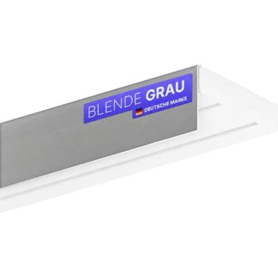 Bestlivings Blende für Gardinenschiene Grau 2m Kunststoffblende Dezent & formstabil, 5cm hoch, kürzbar, einfach aufschieben und fixieren, passend für alle Innenlaufschienen Bestlivings Blende für Gardinenschiene Grau 2m Kunststoffblende Dezent & formstabil, 5cm hoch, kürzbar, einfach aufschieben und fixieren, passend für alle Innenlaufschienen