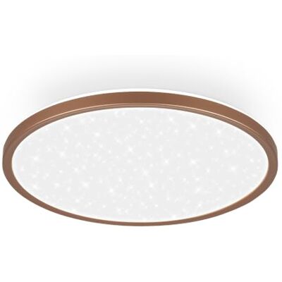 BRILONER LED Panel Backlight Sternenhimmel Neutralweiß 30x4 cm Coffee 18W 2400lm Deckenlampe LED Lampe Deckenleuchte Wohnzimmerlampe Küchenlampe Deckenlampe Schlafzimmer BRILONER LED Panel Backlight Sternenhimmel Neutralweiß 30x4 cm Coffee 18W 2400lm Deckenlampe LED Lampe Deckenleuchte Wohnzimmerlampe Küchenlampe Deckenlampe Schlafzimmer