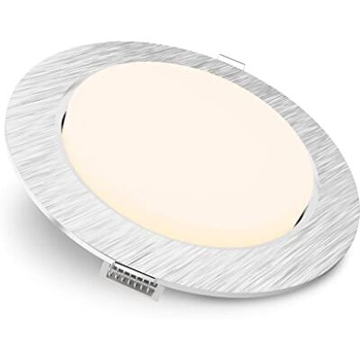 SSC-LUXon RX-3 LED Einbaustrahler rund Alu GX53 6W dimmbar 3 Lichtfarben Dimmbarer Deckenspot mit großer Leuchtfläche silber gebürstet warm / neutral / tageslicht, inkl. GX53 LED, wechselbar SSC-LUXon RX-3 LED Einbaustrahler rund Alu GX53 6W dimmbar 3 Lichtfarben Dimmbarer Deckenspot mit großer Leuchtfläche silber gebürstet warm / neutral / tageslicht, inkl. GX53 LED, wechselbar